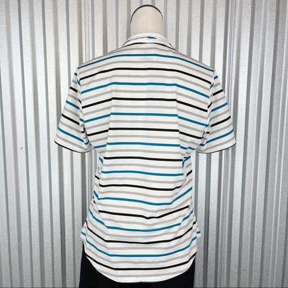 ADIDAS Ultimate365 Stripe Golf Polo - Picture 6 of 12